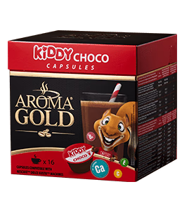 "Capsule Dolce Gusto compatible Aroma Gold Kiddy Choco - Boisson chocolatée - Livraison île Maurice"