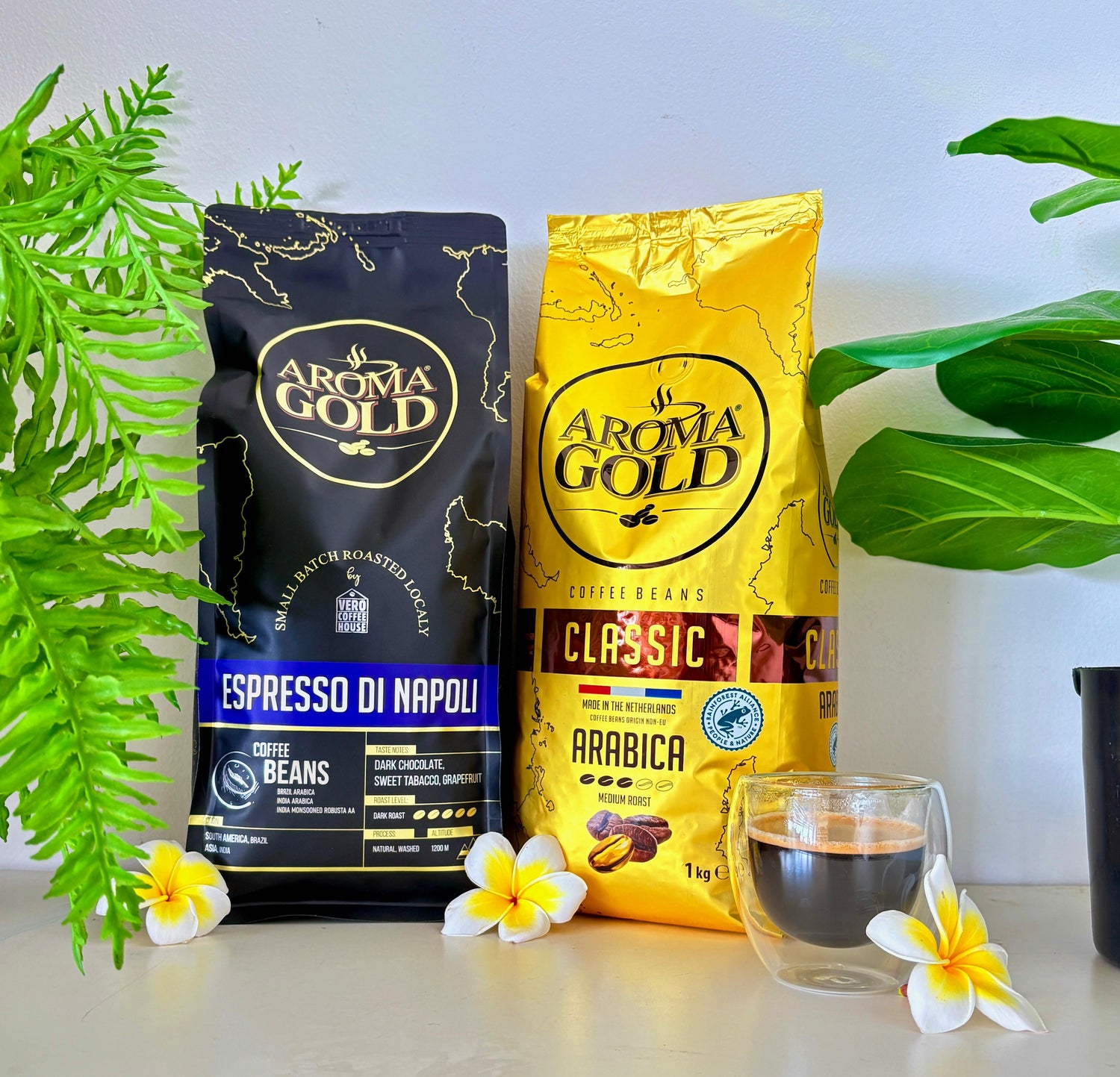 Aroma Gold - Café en Grains - sachet de 1 Kg