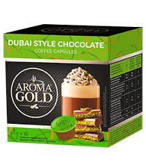 Aroma Gold Dubai Style Chocolate - Capsule compatible Dolce Gusto - Livraison île Maurice