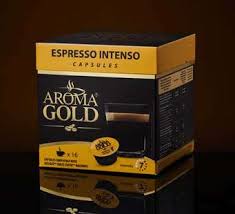 Aroma Gold Espresso Intenso - Capsules compatibles Dolce Gusto - Boîte 16 capsules