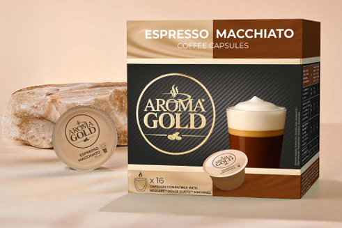 Aroma Gold Espresso Macchiato | Capsule compatible Dolce Gusto