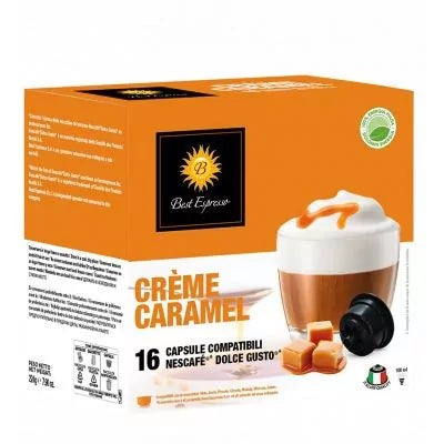 Best Espresso Crème Caramel - Capsules Compatible Dolce Gusto - Boîte 16 capsules 272g