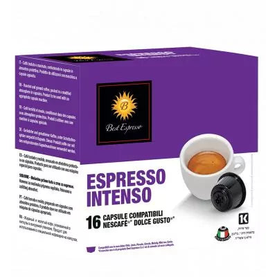 Best Espresso Café Intenso - Capsule compatible Dolce Gusto - Intensité 12/12 - Livraison île Maurice